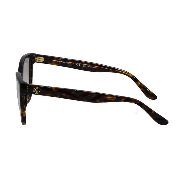 Tory Burch TY 2129U 1728 Dark Tortoise Plastic Oval Eyeglasses 55mm